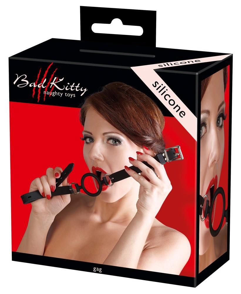 Кляп Bad Kitty Gag Silicone (чорний)