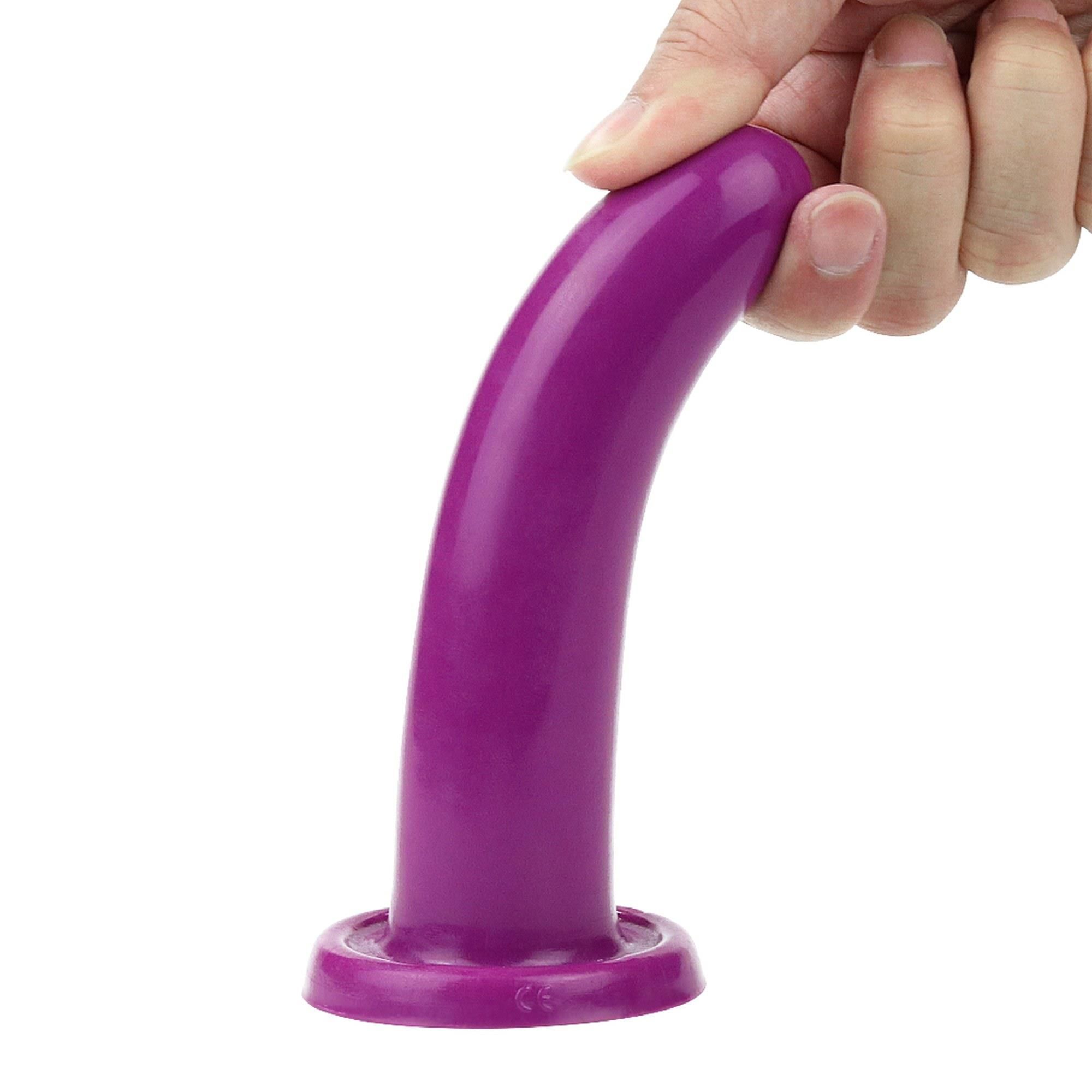 Фаллоимитатор LoveToy Silicone Holy Dong, 14,5 см (фиолетовый)