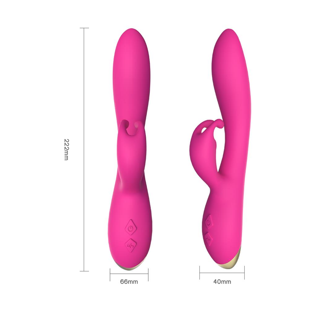 Вибратор-кролик B - Series Joy Bonnie, 22.2 см (розовый)