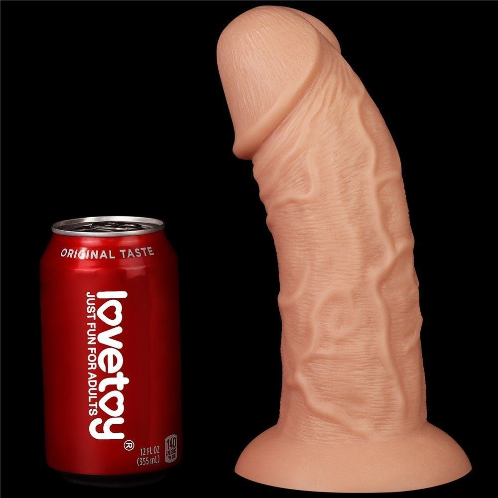 Реалистичный фаллоимитатор на присоске LoveToy Realistic, 24 см (телесный)