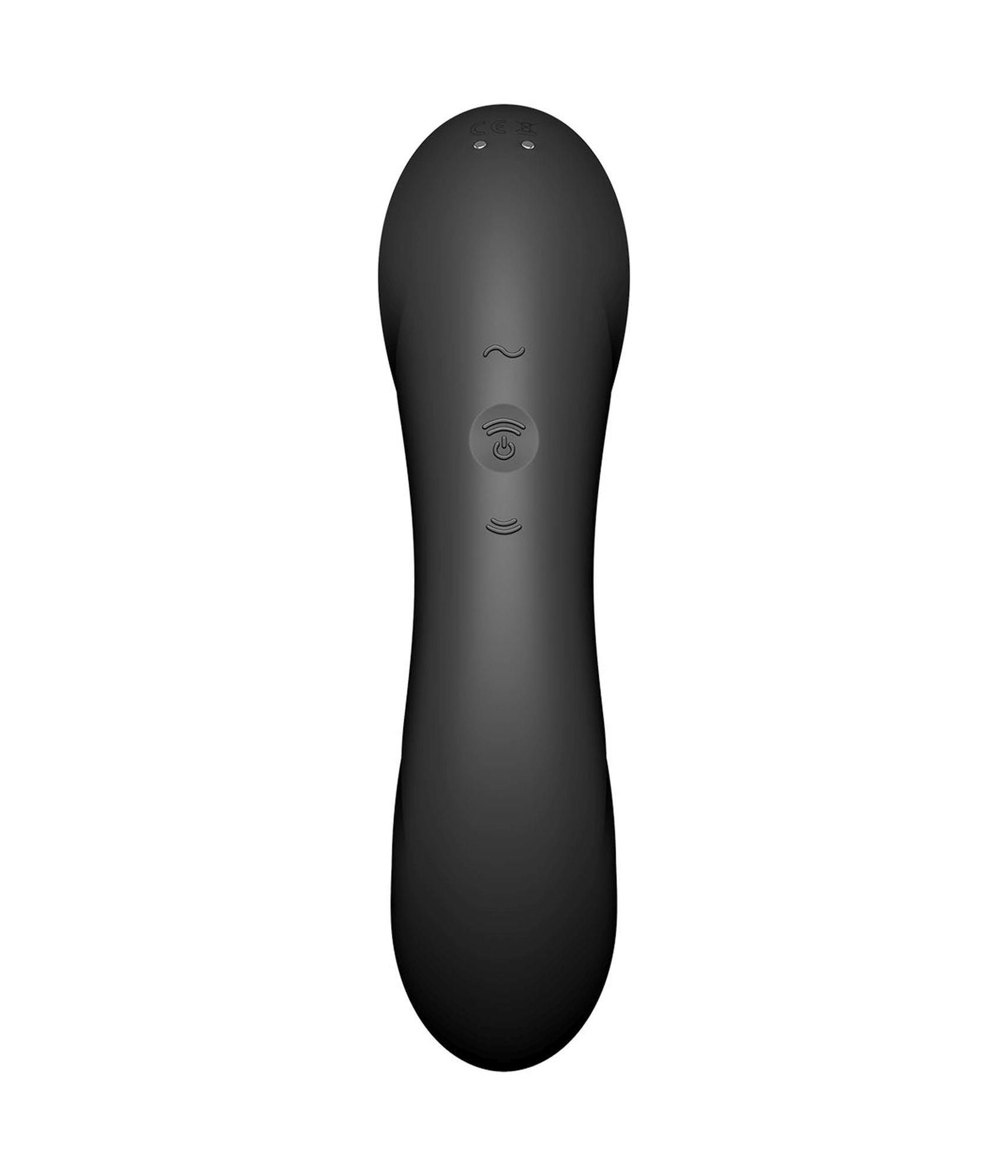 Вакуумний стимулятор клітора з вібрацією Satisfyer Curvy Trinity 4 (чорний)