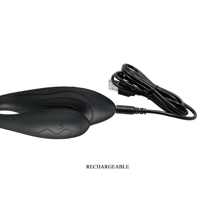 Wibrator Pretty Love Indulgence Plus, 9.5 cm (czarny)