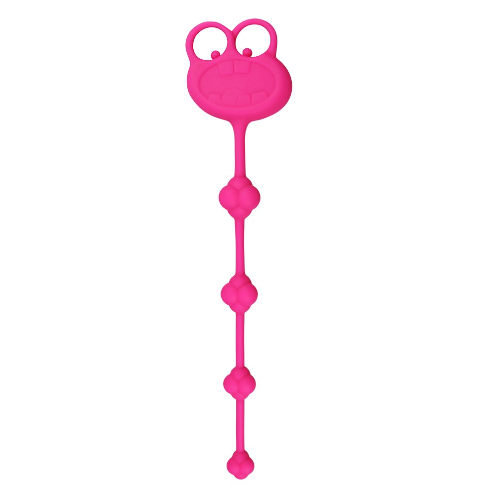 Анальні намистини Silicone Frog, 26.7 см (рожевий)