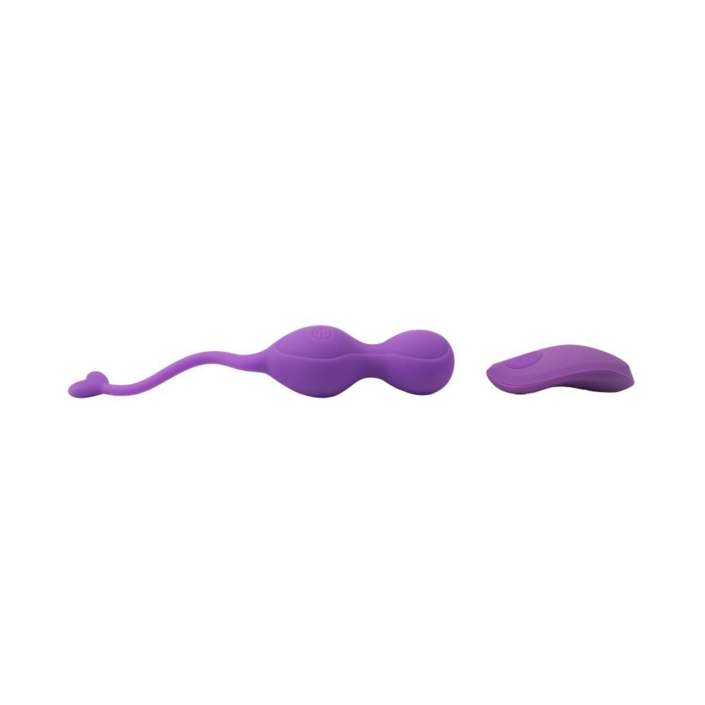 Виброяйцо M-Mello Heart Waves Bullet, 18,5 см (фиолетовый)