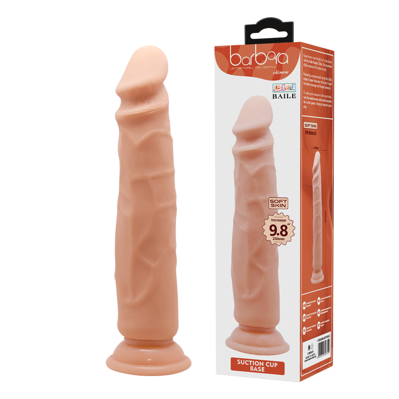Фаллоимитатор Barbara Alcmene Dildo 9,8", 25 см (телесный)