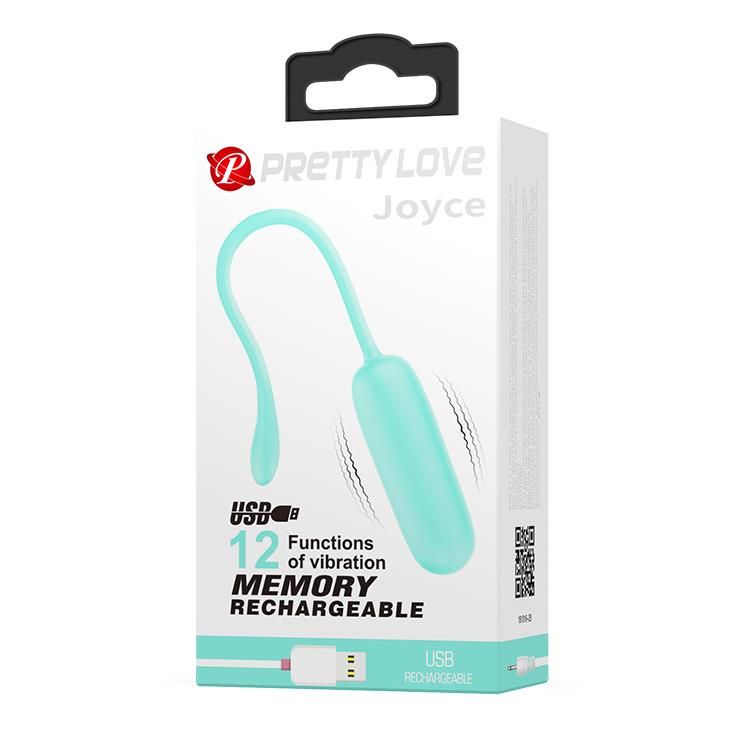 Виброяйцо Pretty Love Joyce, 18 см (бирюзовый)
