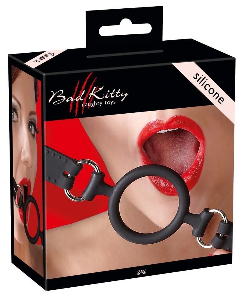 Кляп Bad Kitty Gag Silicone (чорний)