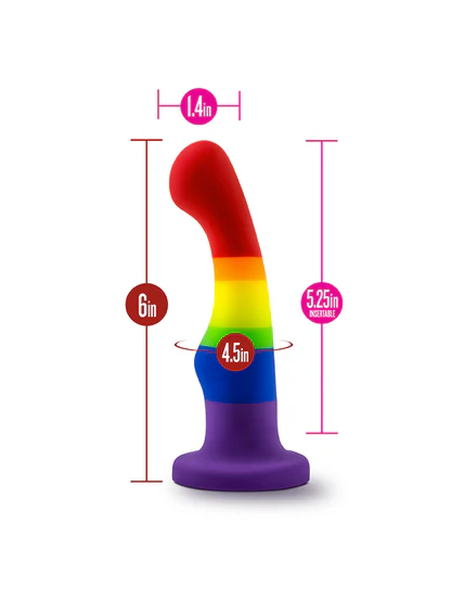 Dildo Blush Avant Pride P1, 15,2 cm (multi)