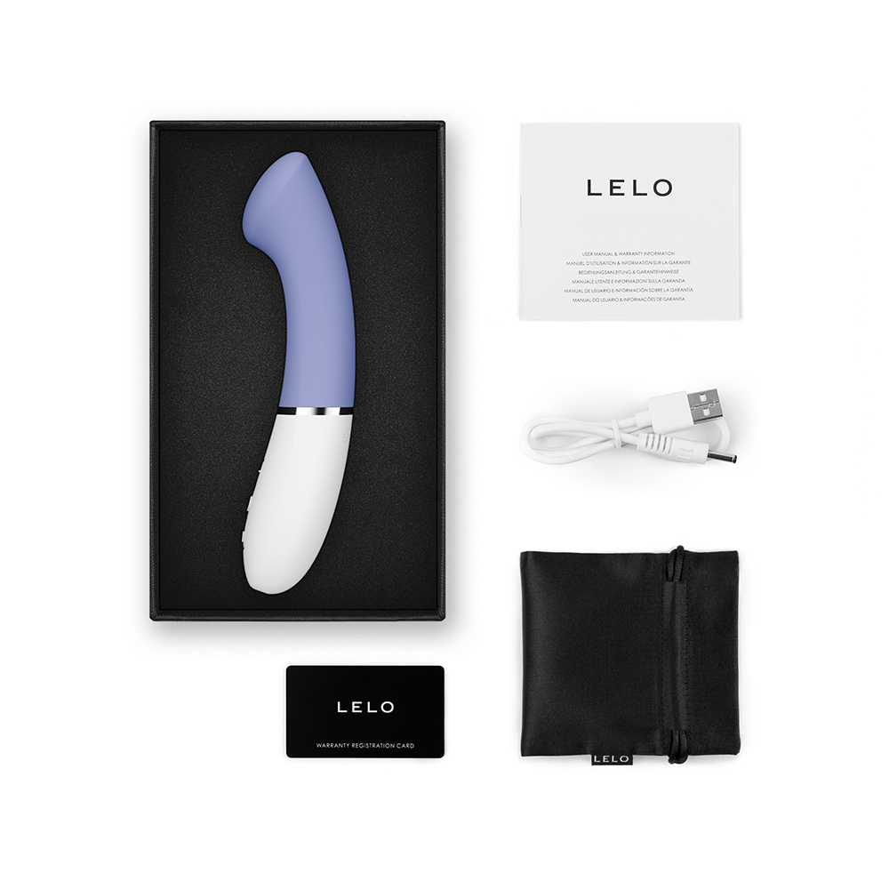 Вибратор Lelo Gigi 3, 16.3 см (голубой)