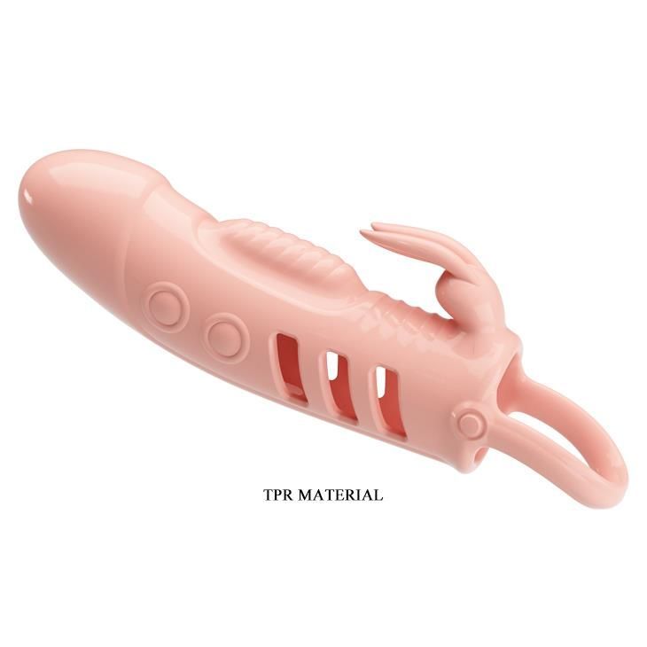 Насадка на пенис Pretty Love Penis Sleeve Sloane, 18,5 см (телесный)