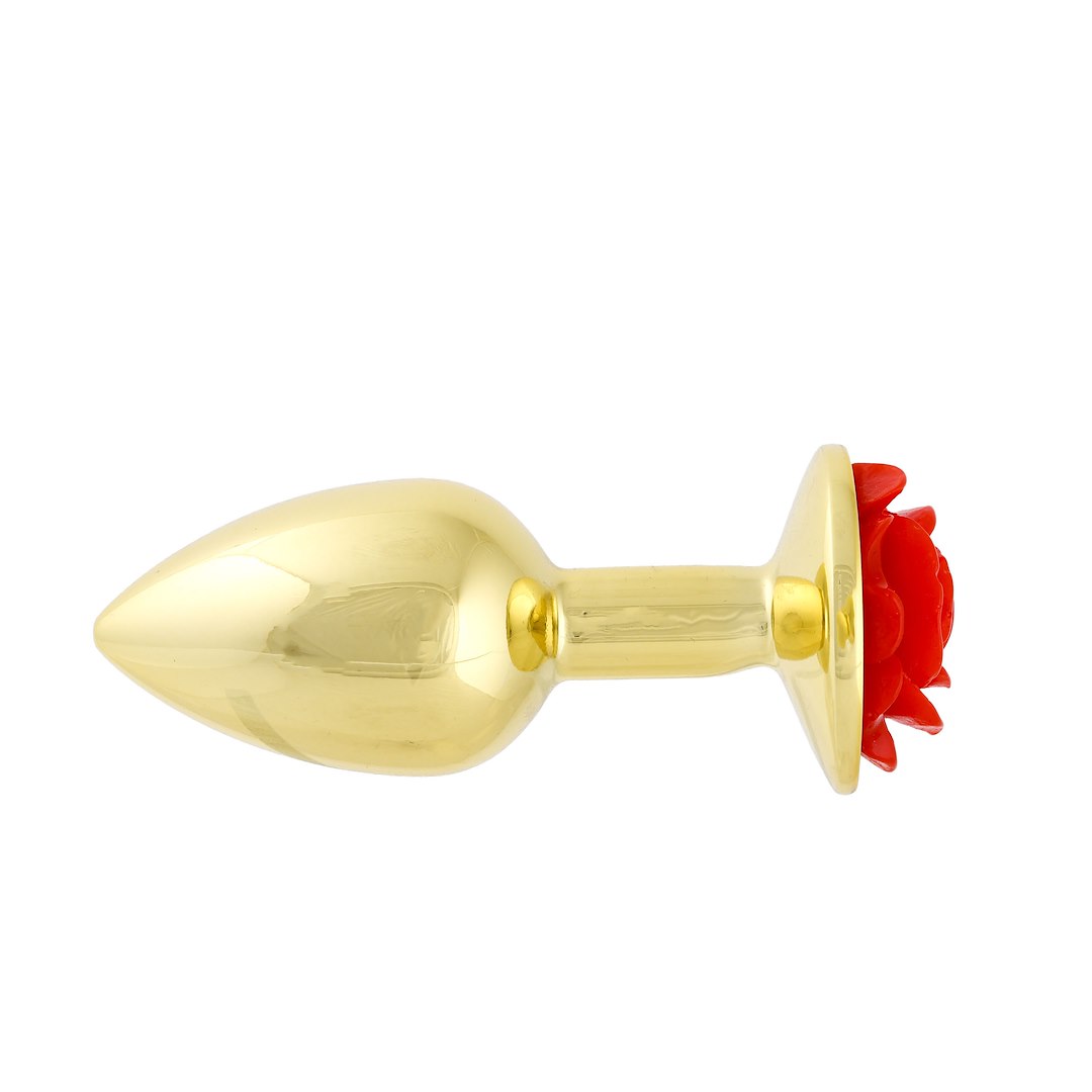 Korek analny Simply Pleasure S, 7 cm (czerwony)