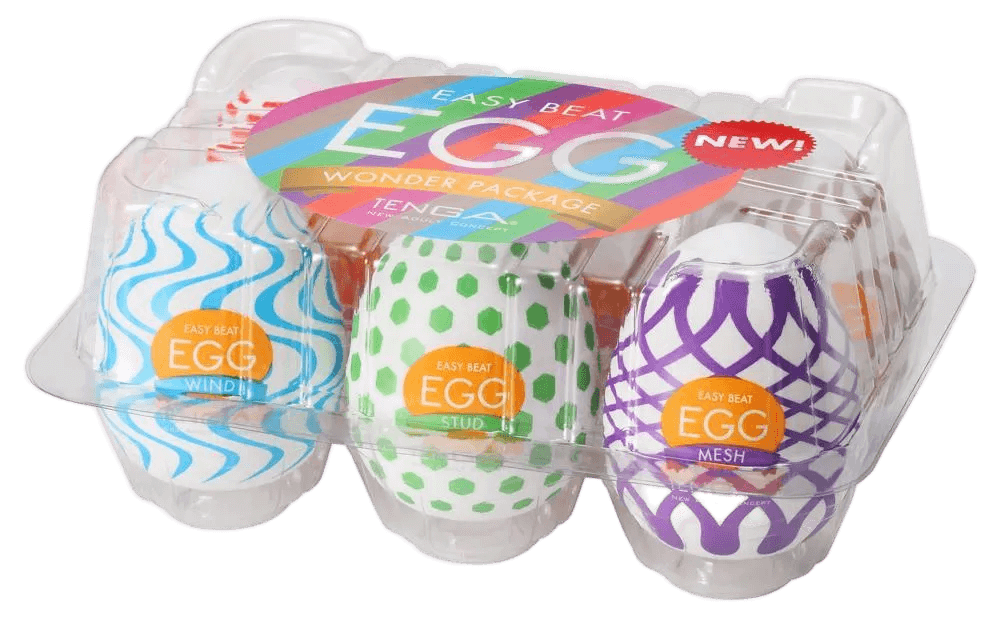 Zestaw masturbatorów Tenga Egg Wonder Pack (6 szt)