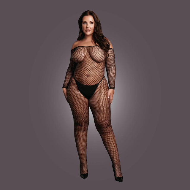 Бодистокинг Le Désir With Off Shoulder Neckline, Plus Size (черный)
