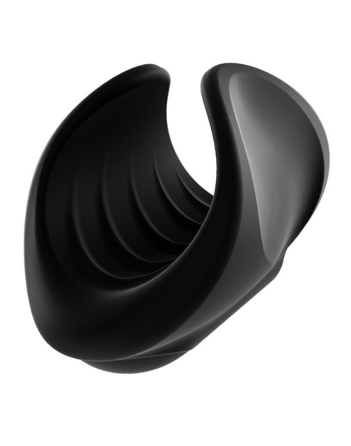 MANWAN Starter - Masturbator z wibracją, Czarny, 8 cm