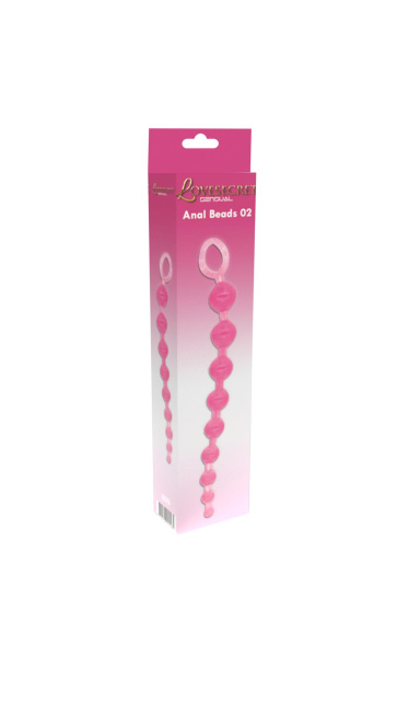 Power Escorts Anal Beads 02 - Kulki analne, Różowy, 30 cm