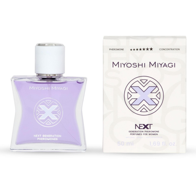 Miyoshi Miyagi Next - Perfumy damskie z feromonami, Róża, 50 ml