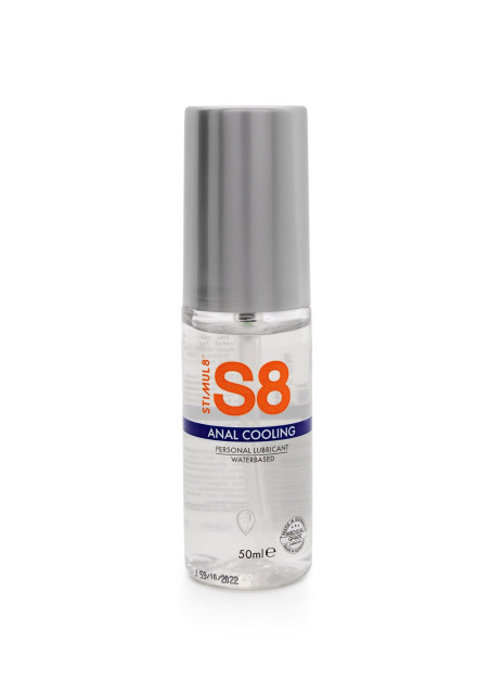 Stimul8 S8 Cooling Anal Lube - Lubrykant na bazie wody, 50 ml