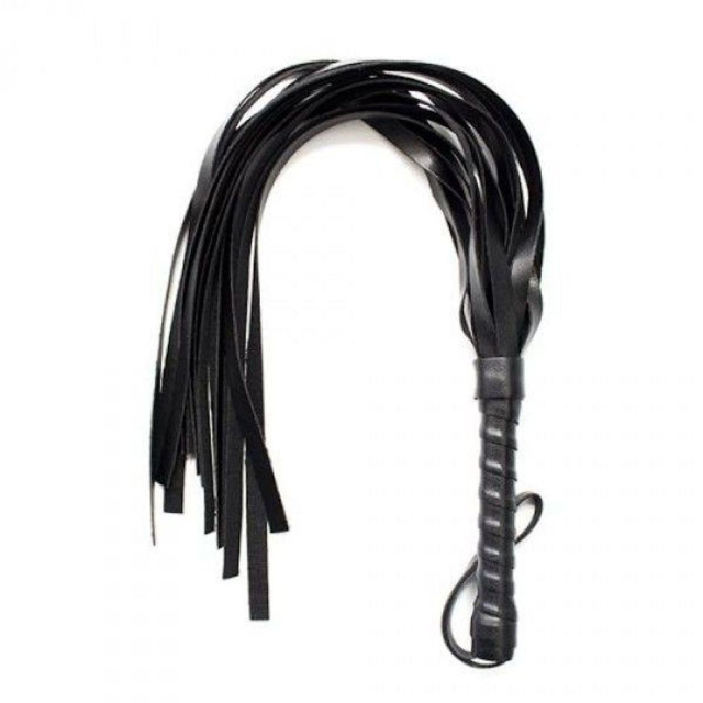 Toyz4lovers Frusta a frange Squash Whip - Pejcz, Czarny, 45 cm