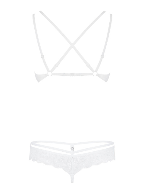 Комплект белья Obsessive Obsessive 860-SET-1, L/XL (белый)