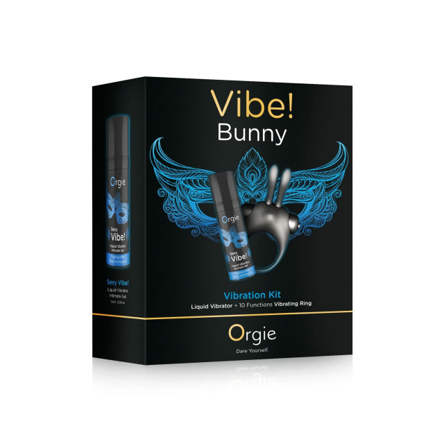 Orgie Vibe! Bunny Vibration Kit - Zestaw, 15 ml