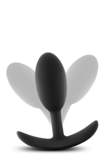 Blush Anal Adventures Vibra Slim Plug - Korek analny, Czarny, 10, 1 cm