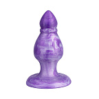 Анальная пробка Silexd Queen Plug, 9.6 см (фиолетовый)