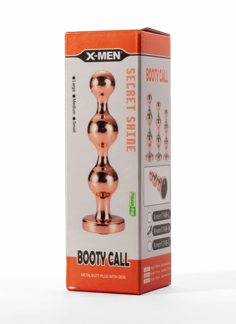 X-Men Booty Call - Korek analny, Złoto, 11.7 cm