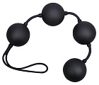 Вагинальные шарики Velvet Black Balls, 23 см (черный)