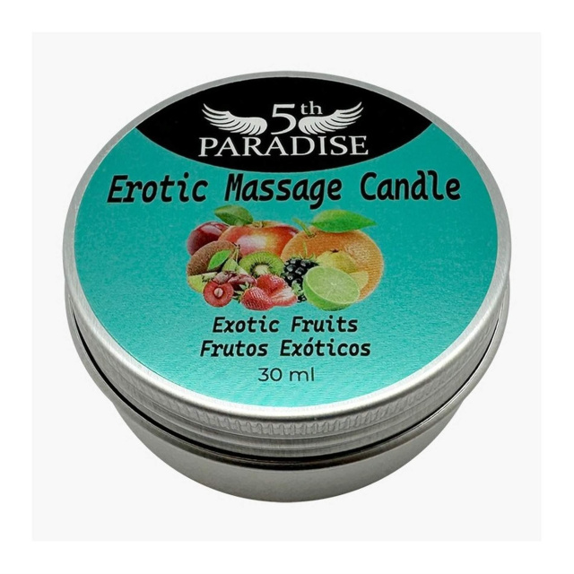 5th Paradise Sparkling Exotic Fruits - Świeca do masażu 5th, Owoce tropikalne, 30 ml