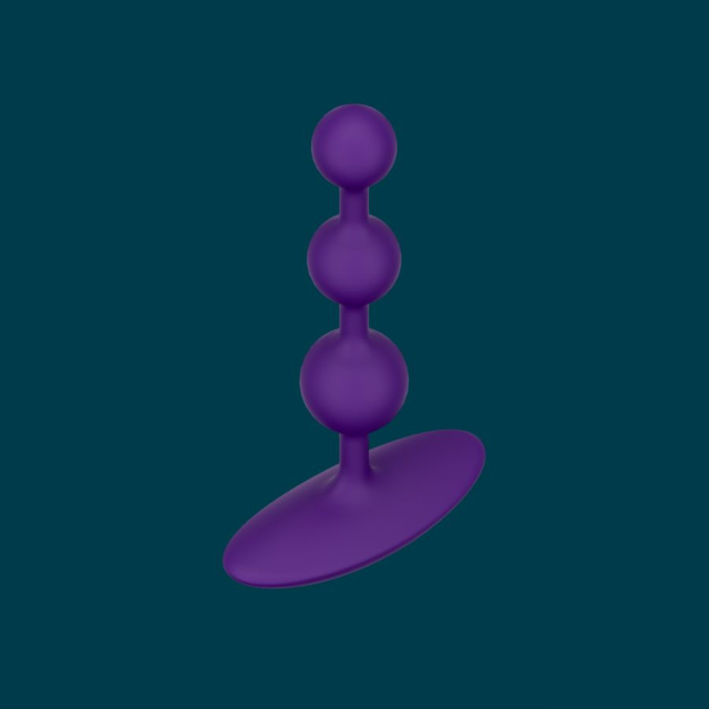 Romp Amp - Kulki analne, Fioletowy, 13.5 cm