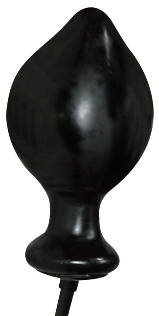 You2Toys Anal Expert - Nadmuchiwany korek analny, Czarny, 13 cm