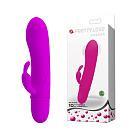Вибратор-кролик Pretty Love Caesar, 11,5 см (фиолетовый)
