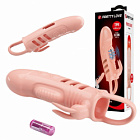 Насадка на пенис Pretty Love Penis Sleeve Sloane, 18,5 см (телесный)