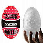 Мастурбатор яйцо LoveToy Giant Egg Stamina Nodules Edition (прозрачный)