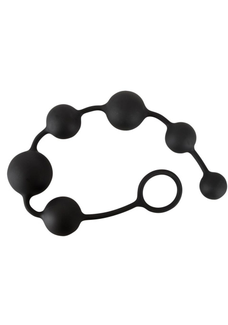 Анальні намиста Black Velvets Anal Beads, 40 cm (чорний)