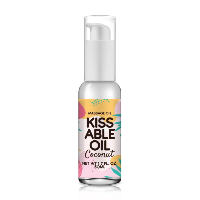 Pharmquests Kissable Oil Coconut - Olejek do masażu, 50 ml