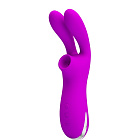 Bezdotykowy stymulator łechtaczki z wibracjami Pretty Love Ralap (fioletowy)