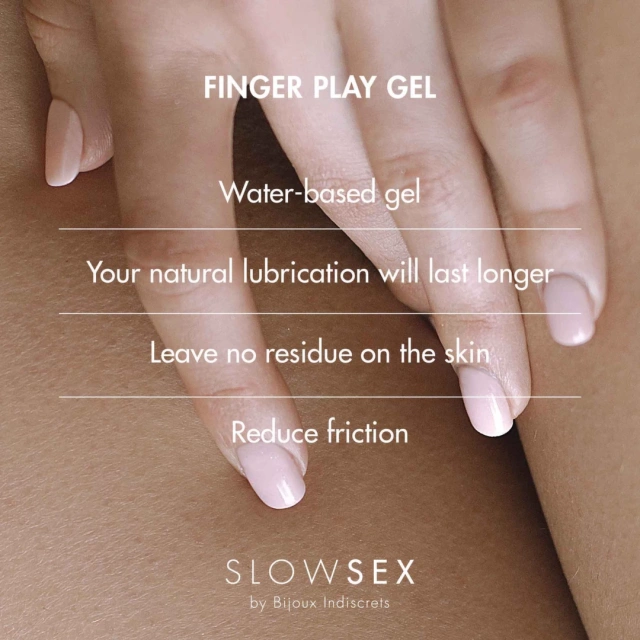 Bijoux Indiscrets Finger Play Gel - Lubrykant na bazie wody, Kokos, 30 ml