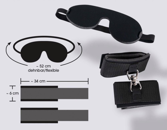 Набір БДСМ Orion Bad Kitty Bondage Kit (чорний)