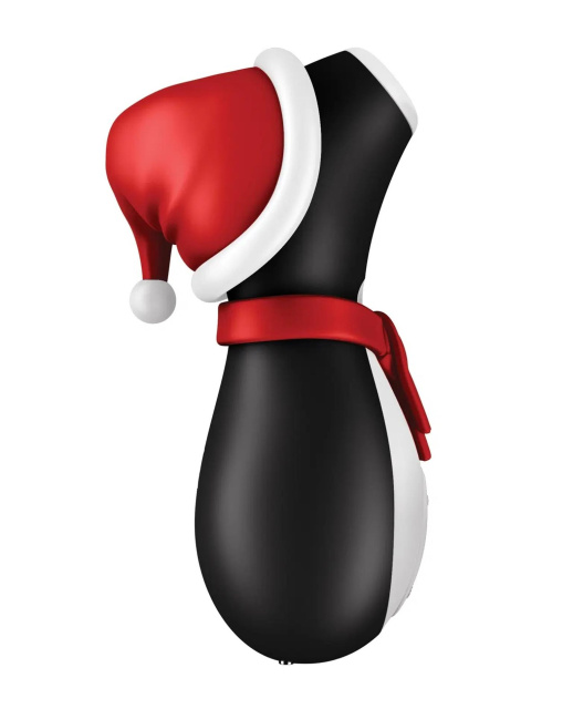 Вакуумный стимулятор клитора Satisfyer Penguin Holiday Edition (черный)