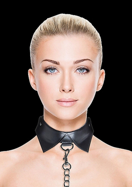Ошейник с поводком Ouch! Exclusive Collar & Leash (черный)
