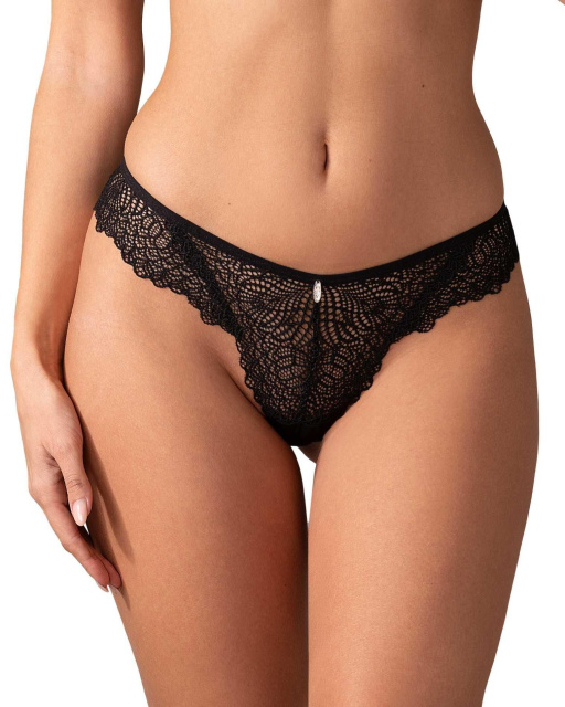 Трусики Obsessive Iliosa, L/XL (чорний)