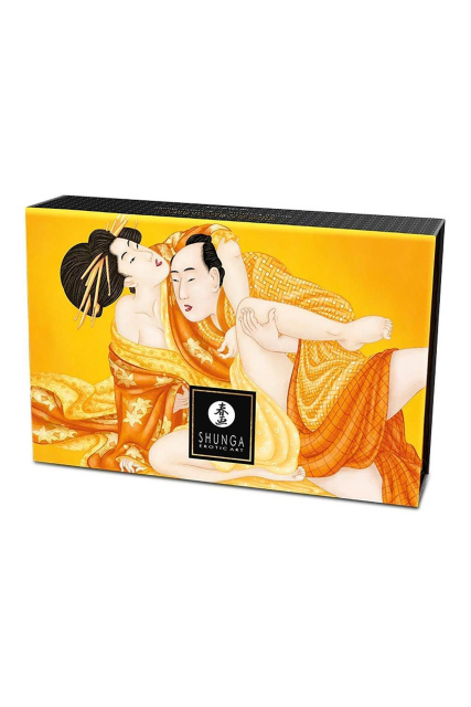 Масажний набір Shunga Kissable Massage Powder Luscious Mango, 2 шт