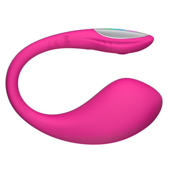 Lovense Lush 4 - Wibrujące jajko, Różowy, 17.5 cm