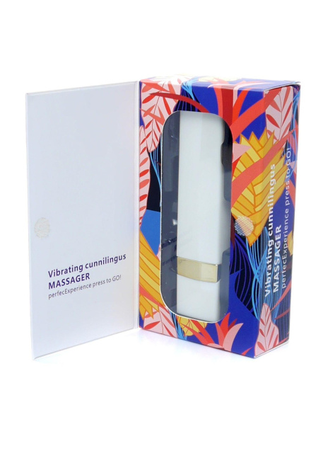 Вібратор для клітора B - Series Magic Lipstick Vibrator, 9.2 см (білий)