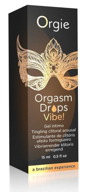 Стимулювальні краплі Orgie Orgasm Drops Drops Vibe, 15 мл
