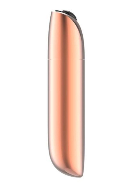 Mini wibrator B - seria Magic Powerful Bullet, 10 cm (złoto)