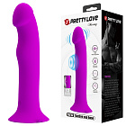 Фалоімітатор Pretty Love Murray Dildo with Vibration, 19 см (фіолетовий)