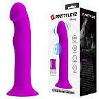 Фалоімітатор Pretty Love Murray Dildo with Vibration, 19 см (фіолетовий)