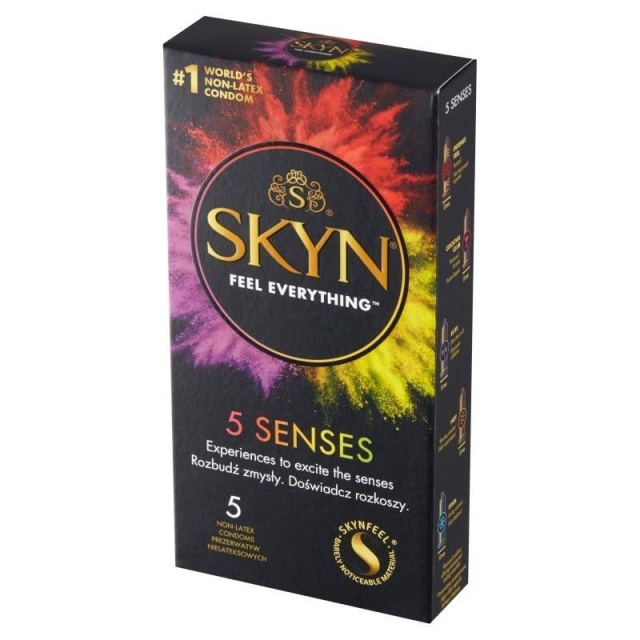 Презервативи Skyn ​​5 Senses, 5 шт